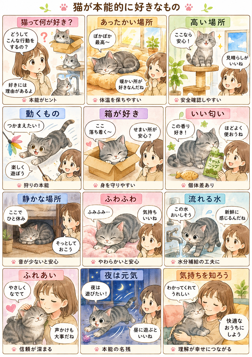 猫が本能的に好きなもの10選！