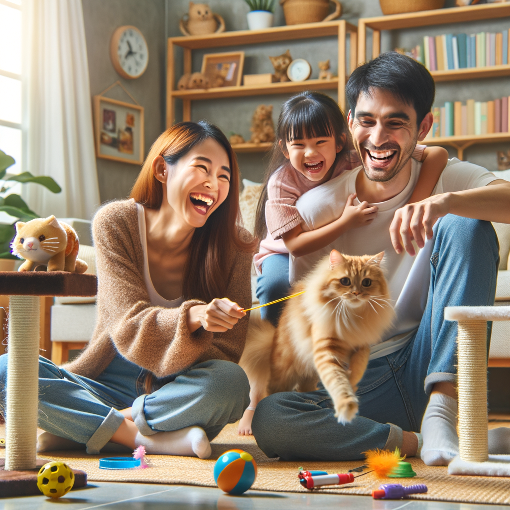 猫とのふれあい遊び