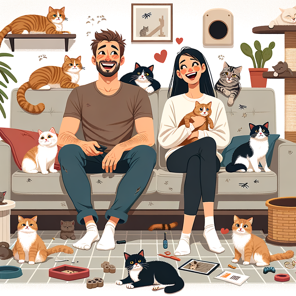 猫好きカップル