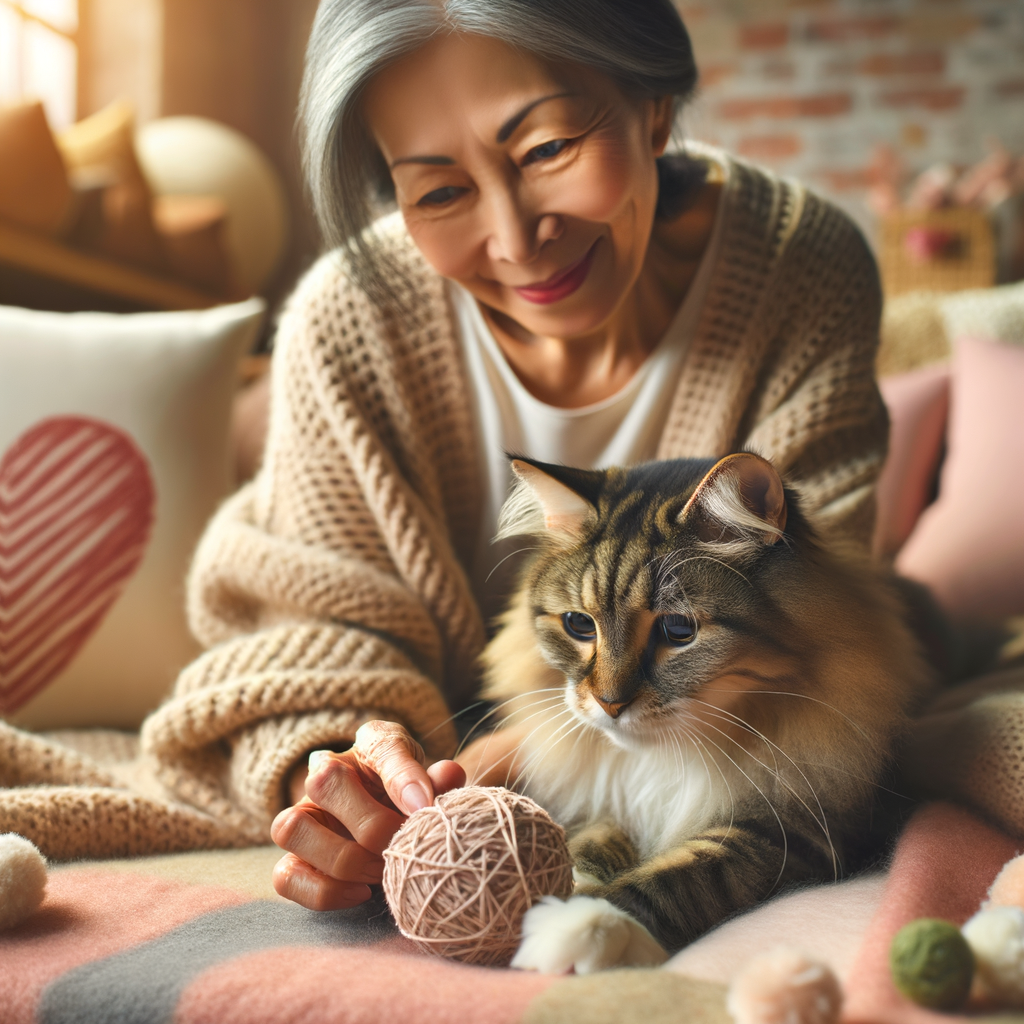 シニア猫の遊び方
