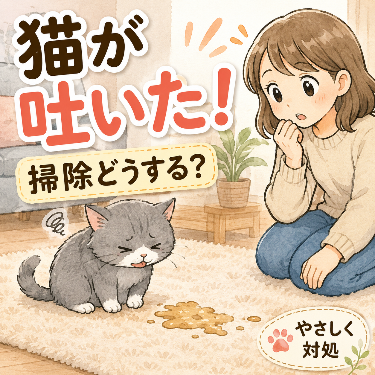 猫のゲロ