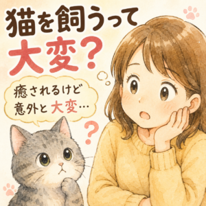 猫を飼う前に知っておきたい7つの大変なこととその対策