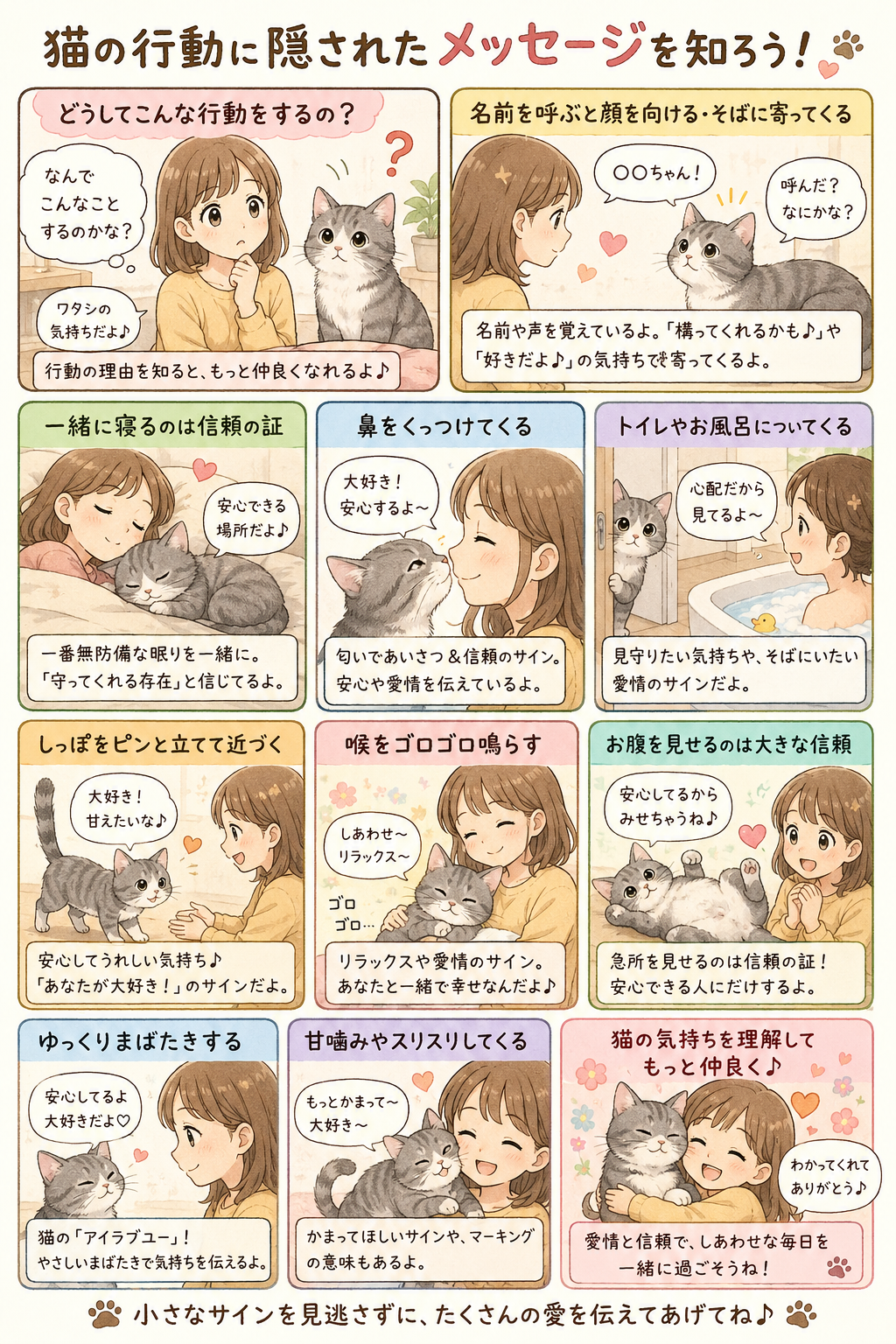 猫好き必見！愛猫が見せる『大好き』の証拠8つの行動