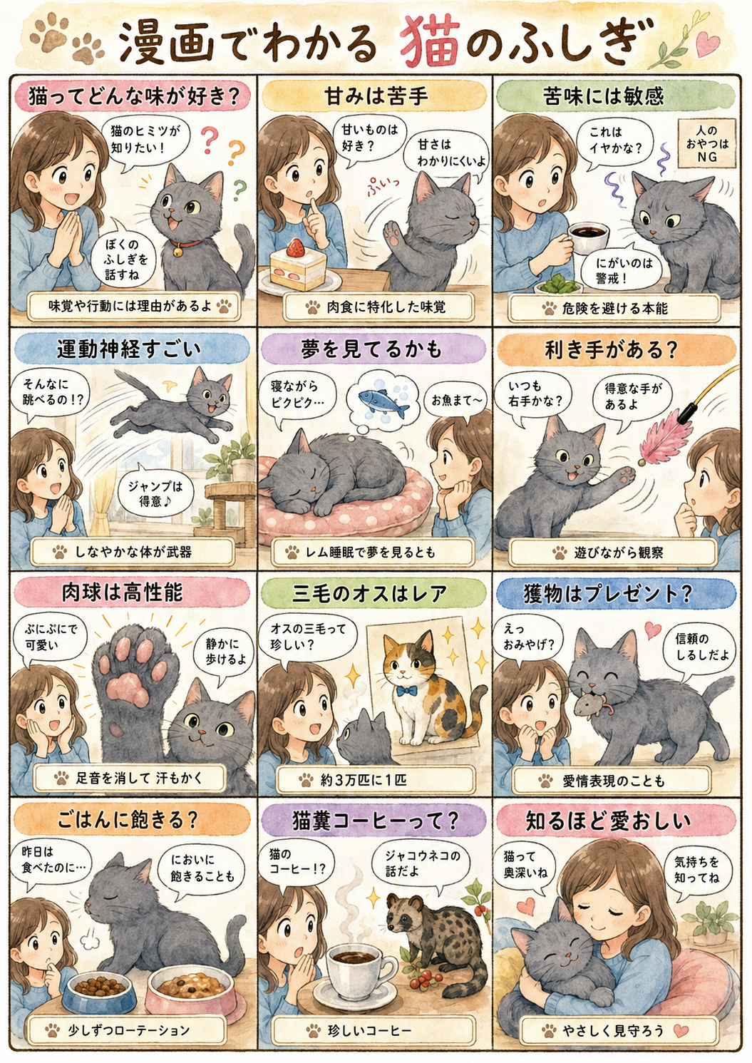 猫好き必見！知らなかった猫の面白うんちく10選