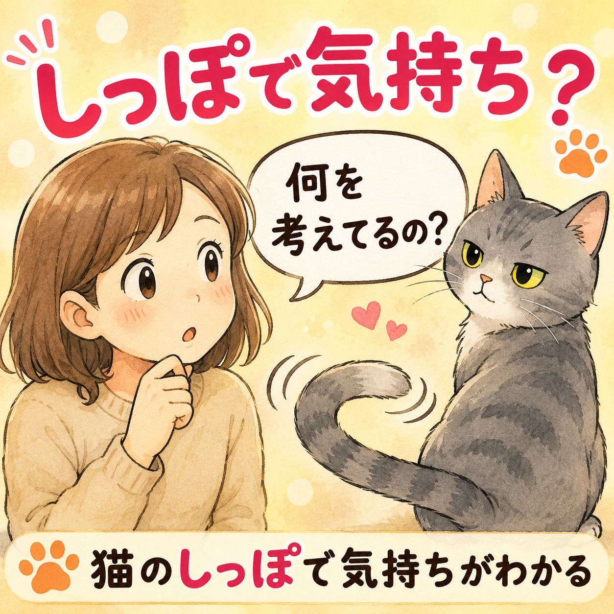 しっぽをブンブン