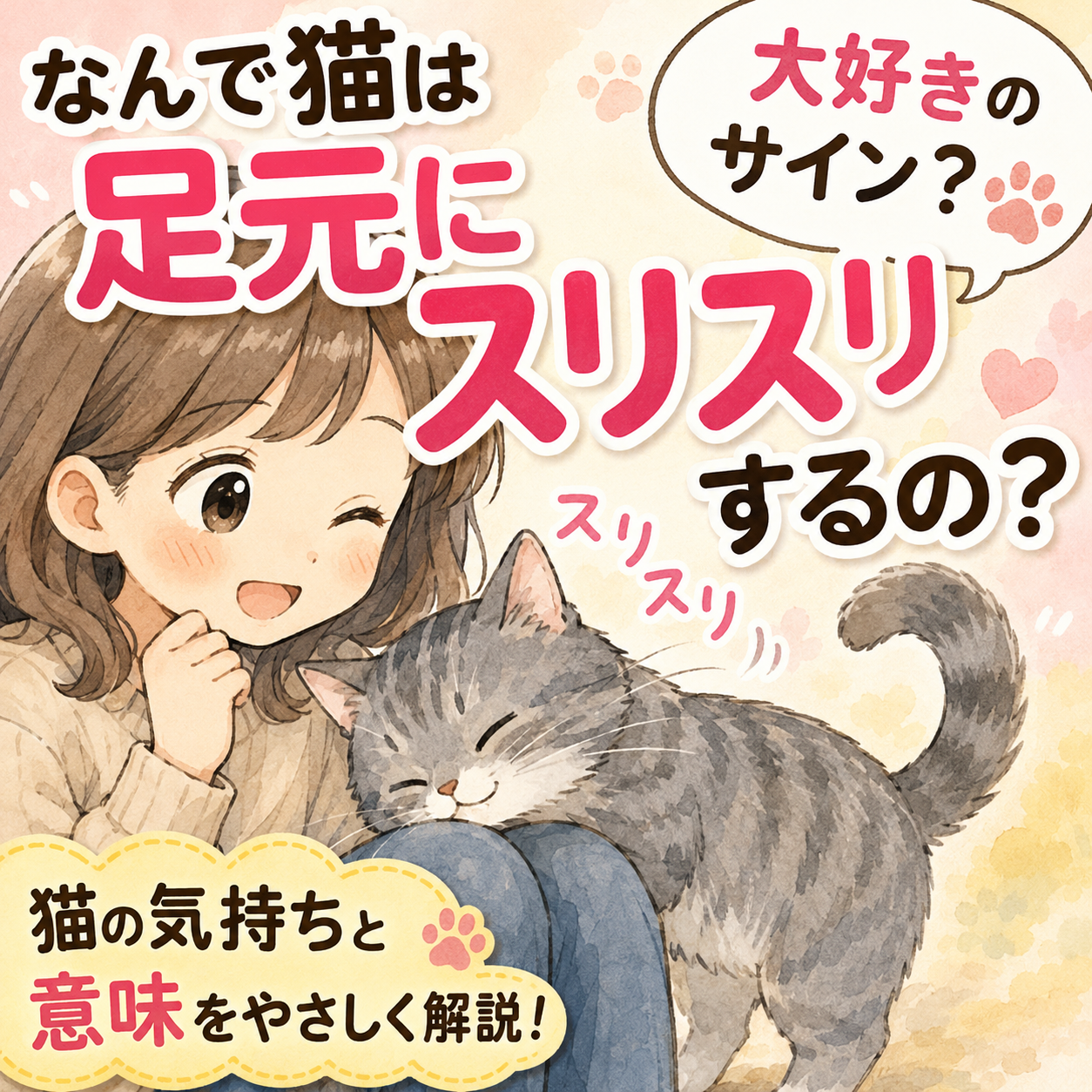スリスリ