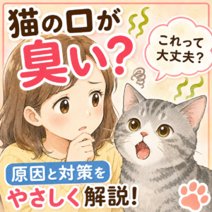 猫の口臭チェックリスト｜臭いの強さ・よだれ・食欲で見る受診目安