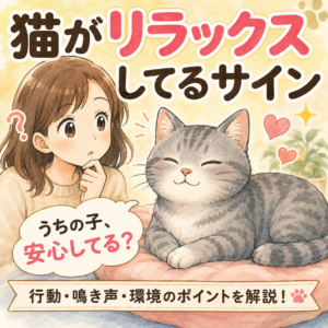 猫が本当にリラックスしている時の行動10選！安心しているサインとは